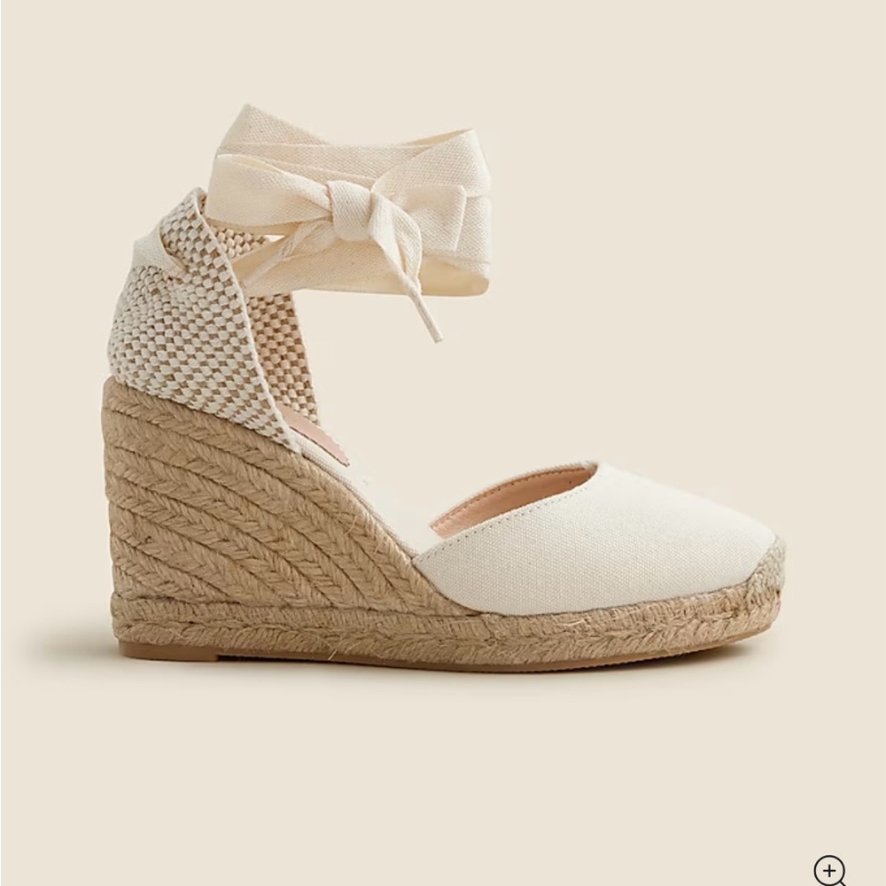 J. Crew Women's Cream Espadrille Shoes